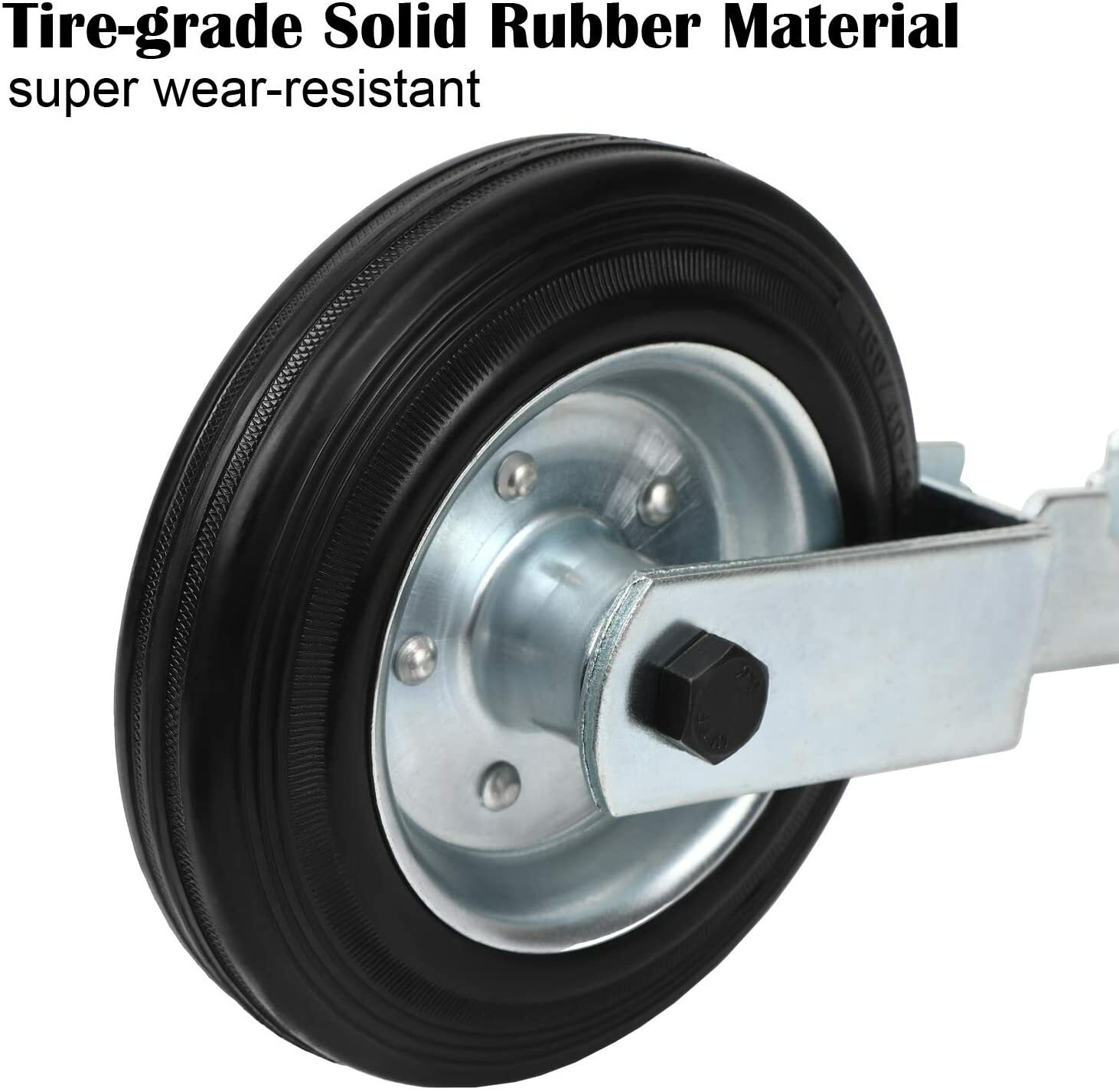 6″ Support Wheel for Double Chain Link Fence Metal Tube Swing Farm Gate Frames
