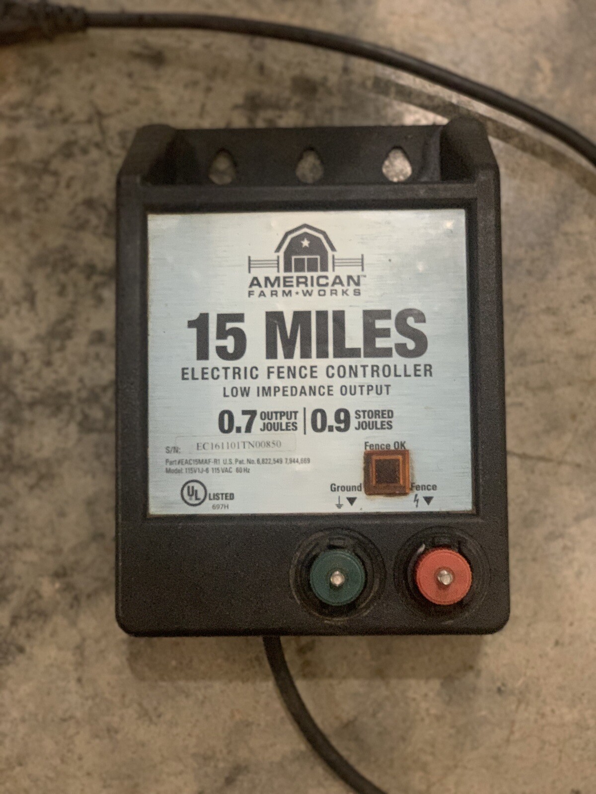 15 Mile Electric Fence Controller American Farm-works