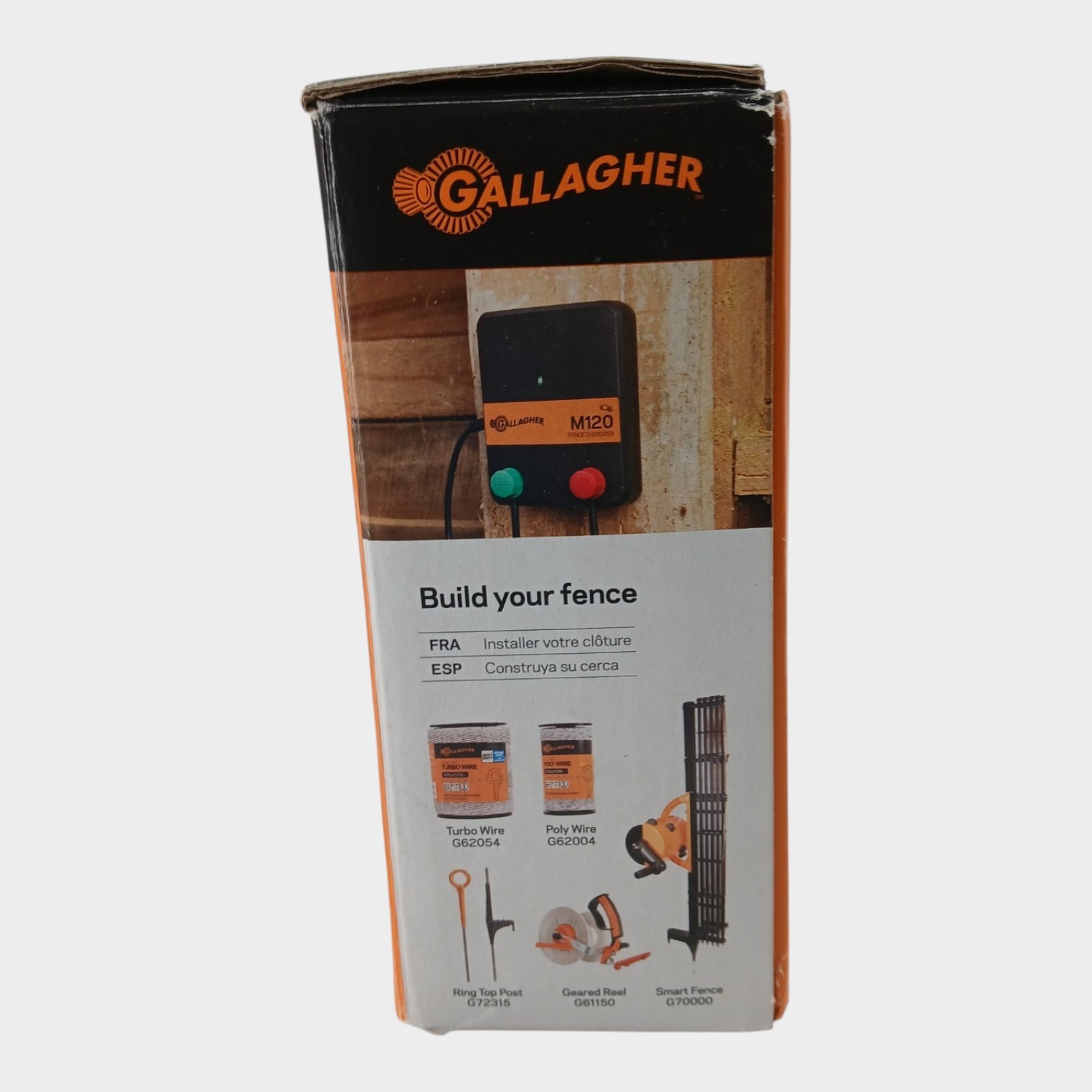 Gallagher M120 Electric Fence Charger Power Up to 15 Miles 60 Acres of Clean Fen