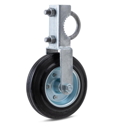 6″ Single Swing Gate Wheel For 1-5/8″ or 2″ [1-7/8 OD] Round Gate Frame