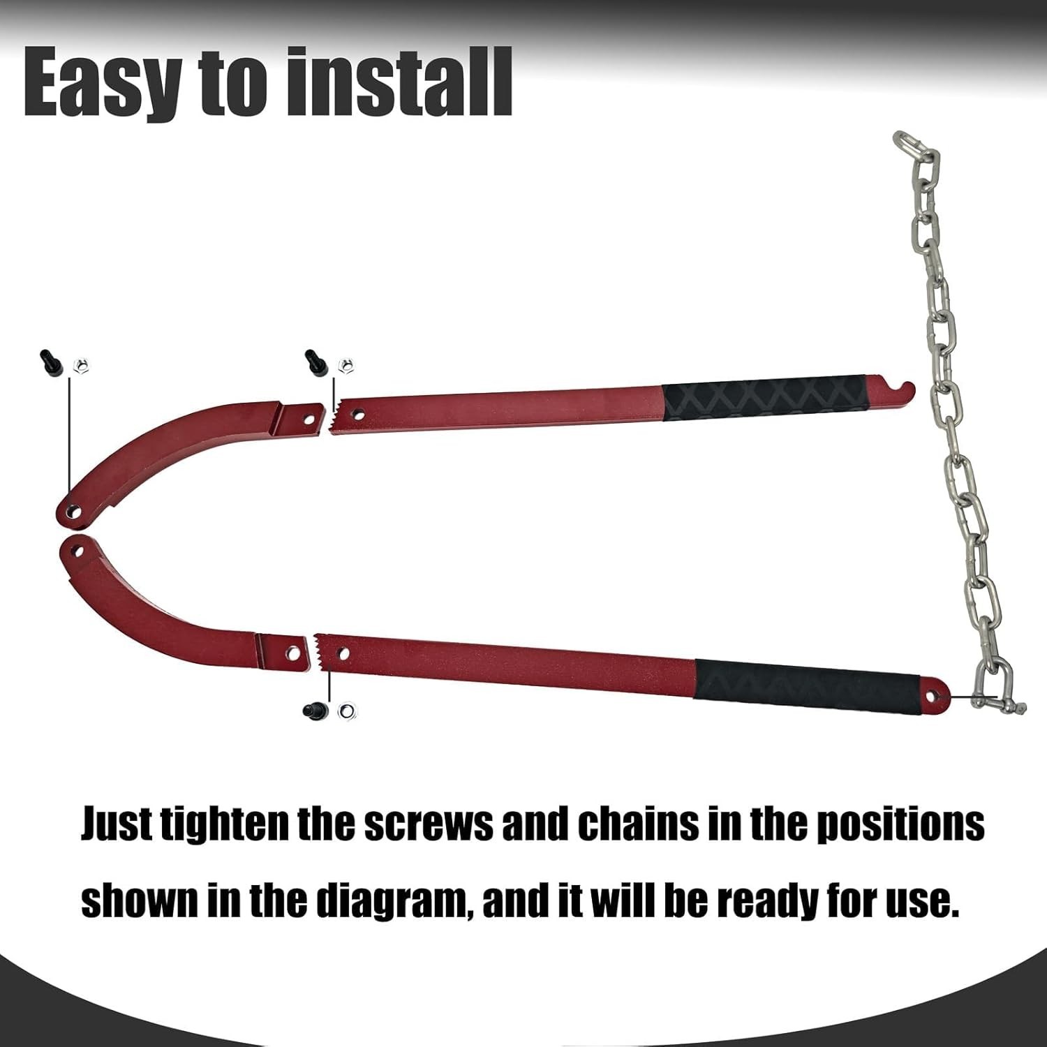 Heavy Duty Barbed Wire Fencing Tightener Tool – 5.5lb Fence Restoration Fence…