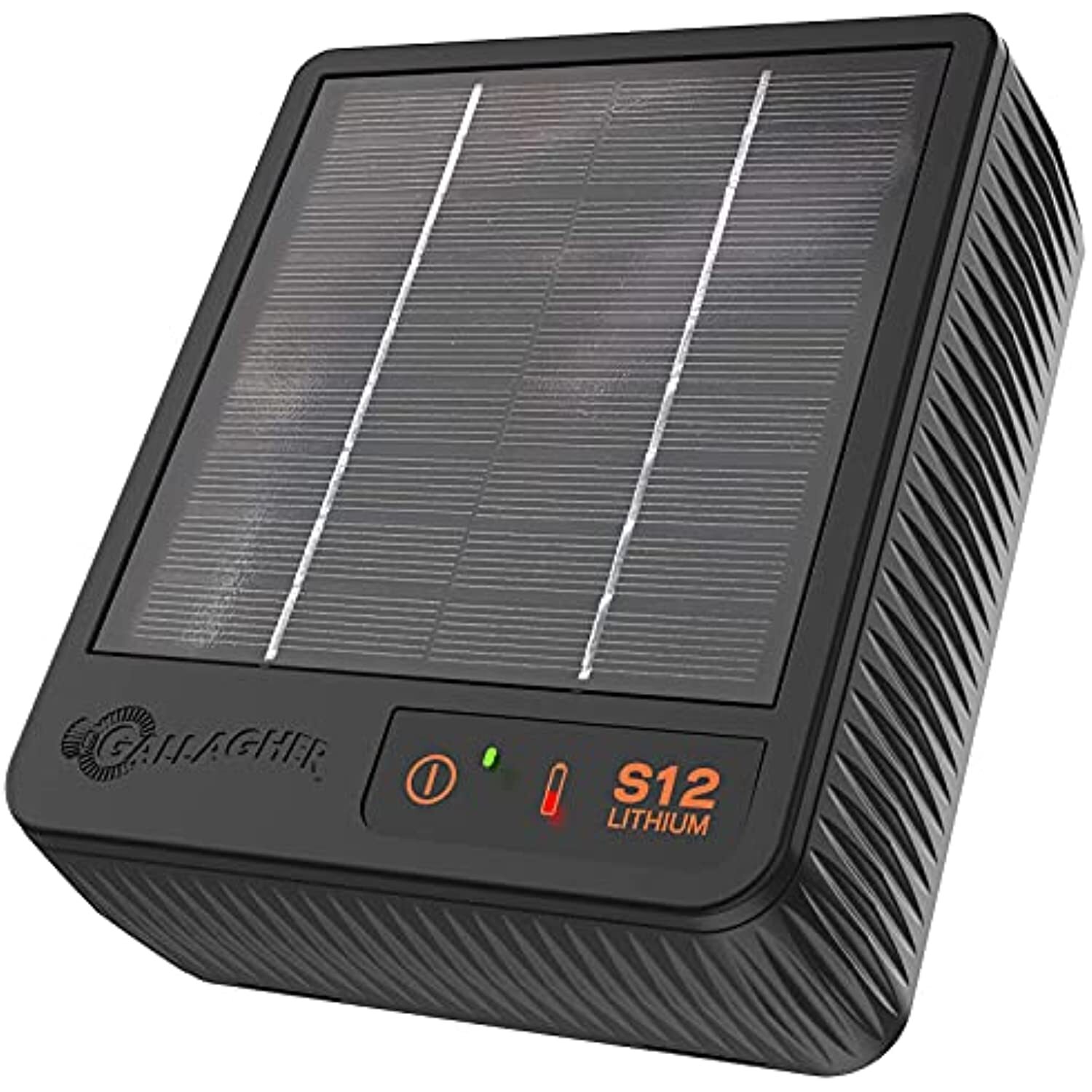 Gallagher S12 Solar Electric Fence Charger | Powers Up to 4 Miles / 18 Acres of