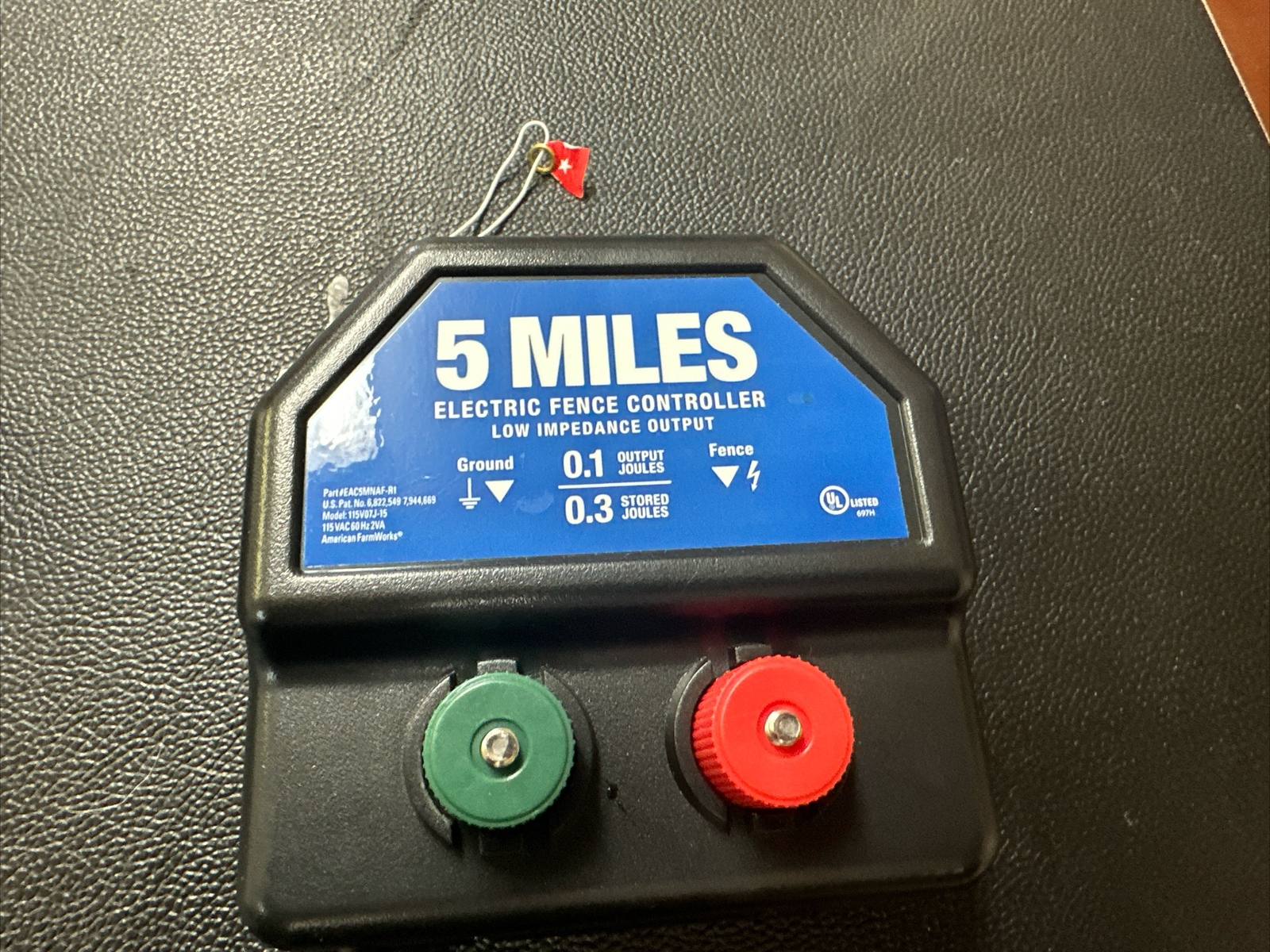 Electric Fence Controller 5 Miles Low Impedance Output American Farm Works New