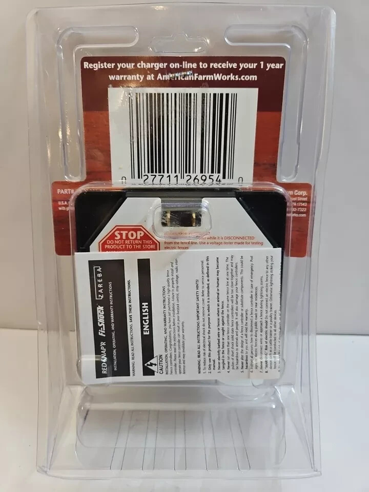 American Farm Works 2 Mile Electric Fence Controller Low impedance AC Powered