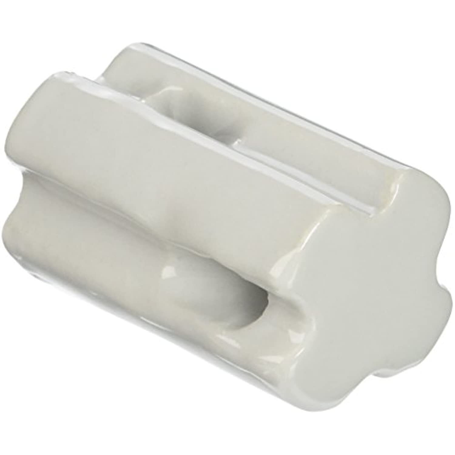 Gallagher G692034 10-Pack Porcelain Bullnose Electric Fence Insulator, White