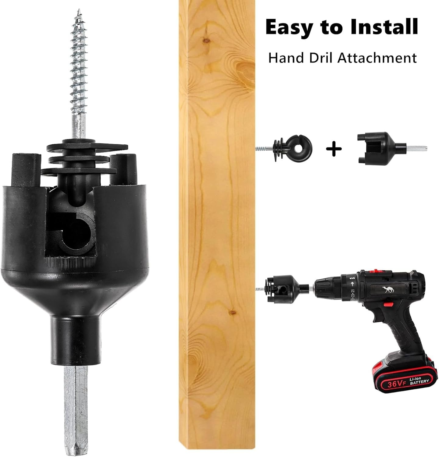 120 Pack Electric Fence Insulators Screw In Ring Post Wood Post Farm Fencing…
