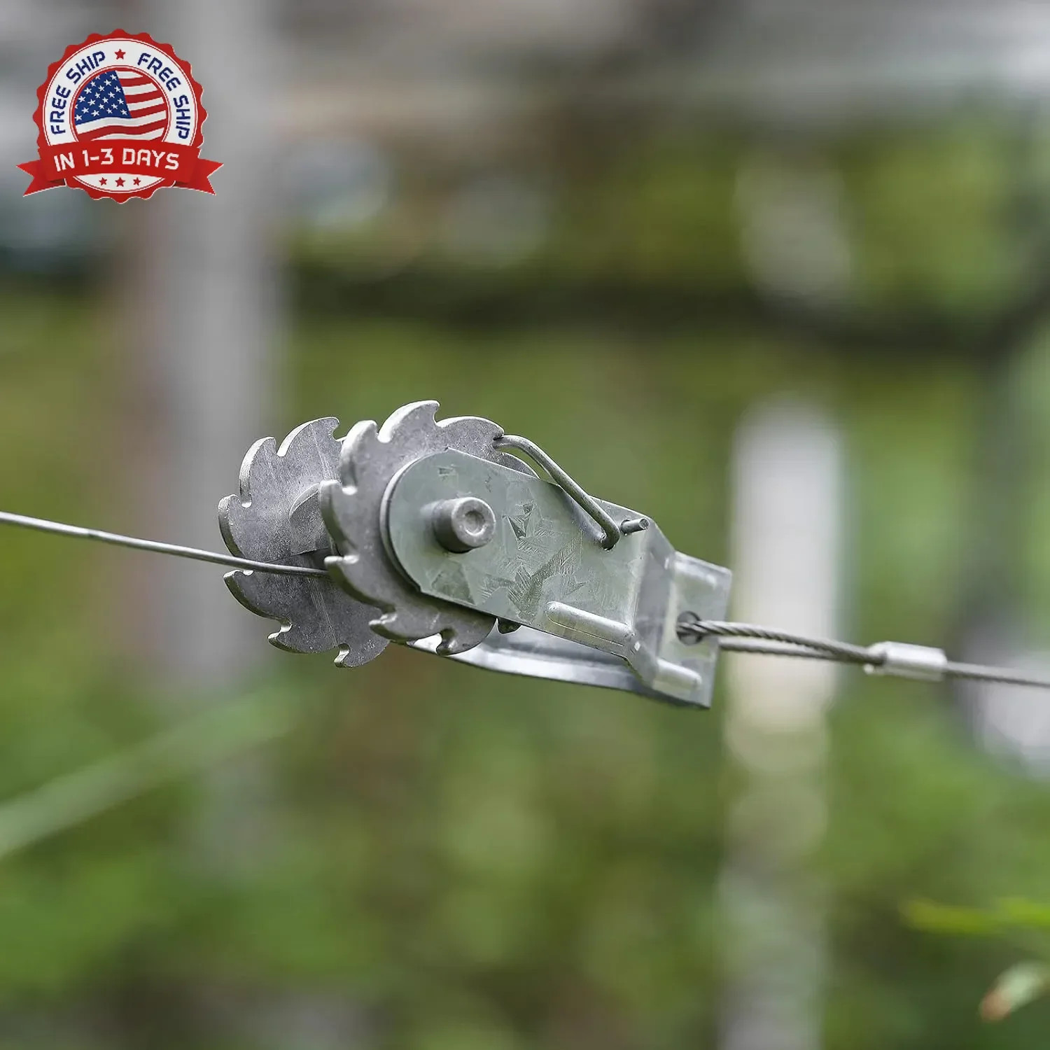 Electric Fence Wire Strainer, 10PCS Heavy Duty Inline Wire Tensioner, Wire Ratch