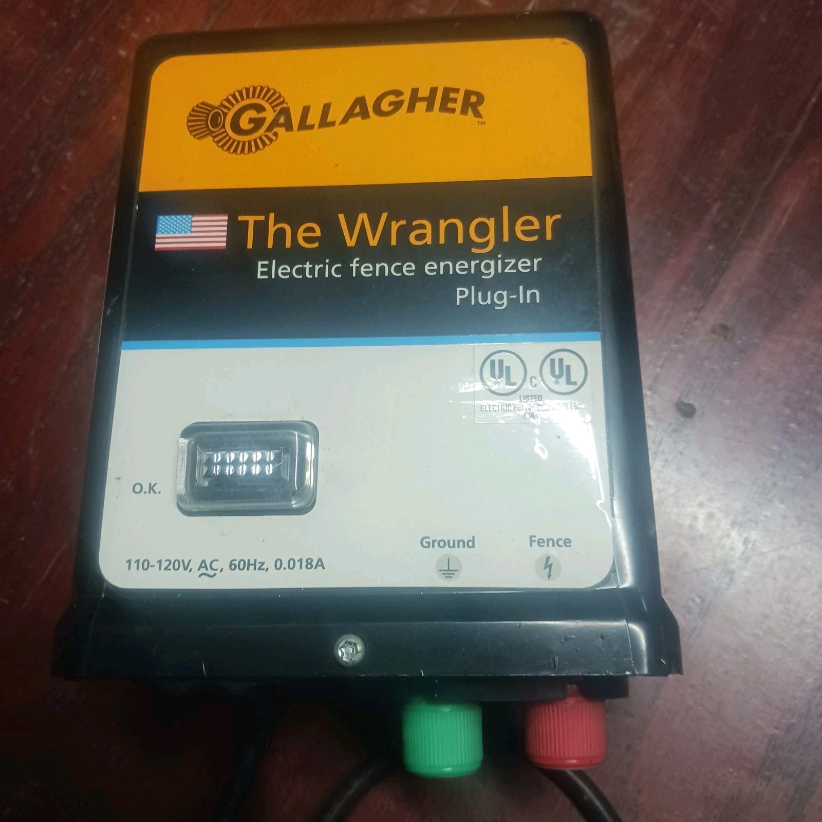 Gallagher The Wrangler Electric Fence Energizer Plug In Up To 30 Acres