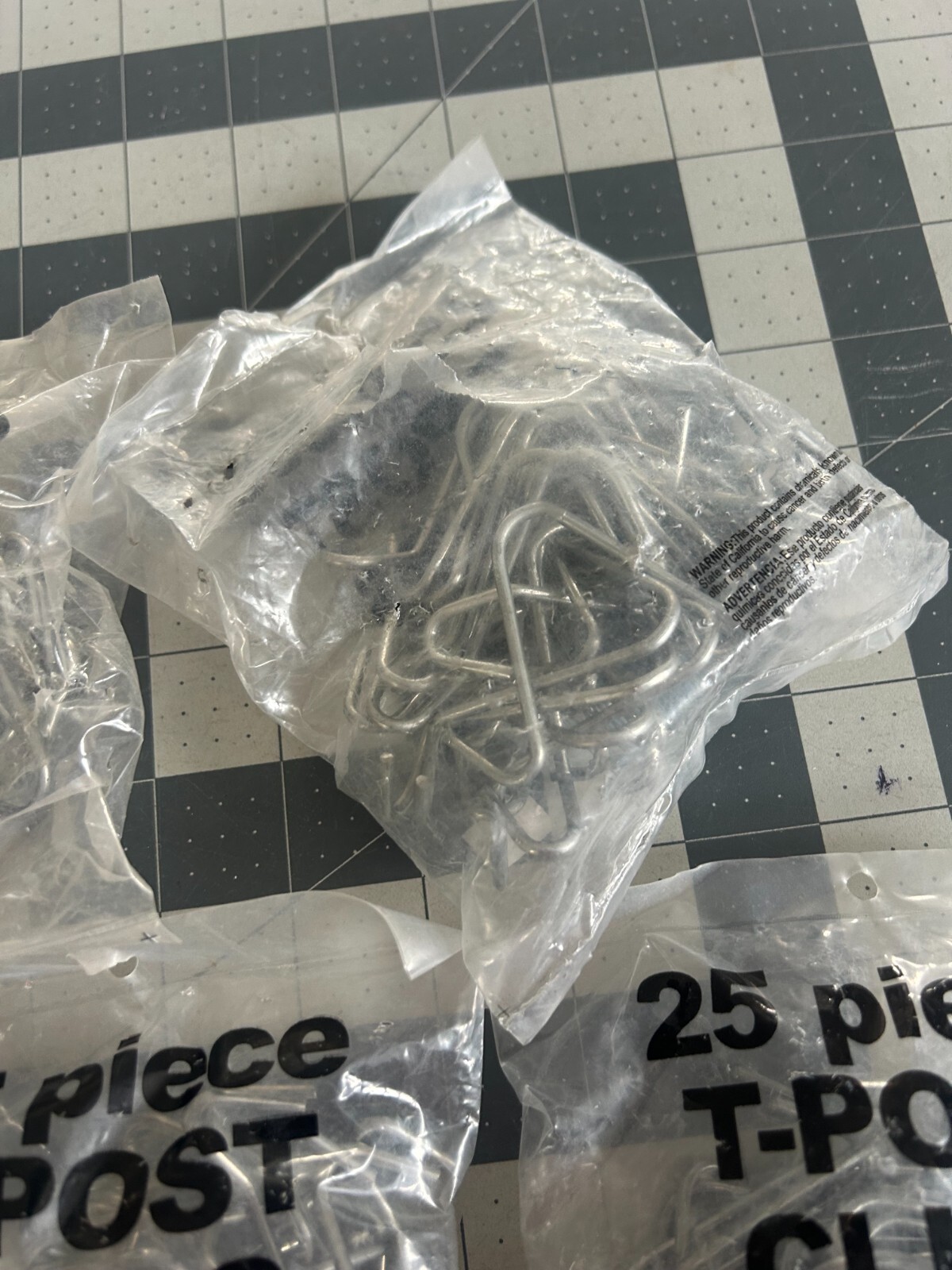 NEW 5-pack 25/PC DO IT BEST by Franklin Industries T-Post Fence Clips Galvanized