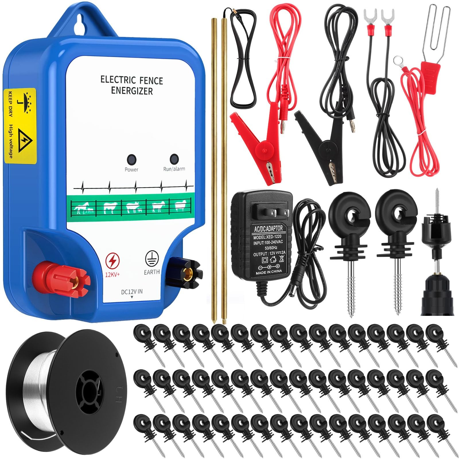 Electric Livestock Fence Charger 8 Mile